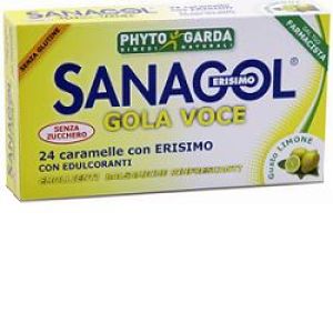 Phyto Garda Sanagol Gola Voice Without Sugar Lemon 24 Caramels
