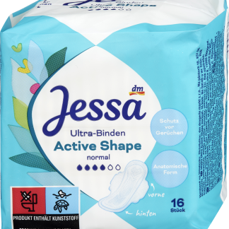 Jessa Assorbenti Ultra Active Shape, 16 pz