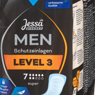 Jessa DISKRET Assorbente per incontinenza uomo Level 3, 9 pzDispositivi medici