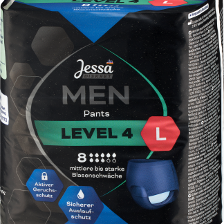 Jessa DISKRET Pants Men incontinenza taglia L, 8 pzDispositivi medici