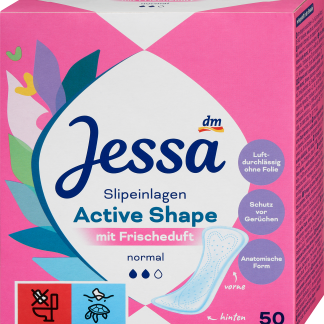 Jessa Salvaslip Active Shape normal con fresca fraganza, 50 pz