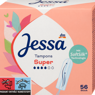 Jessa Tamponi SoftSilk super, 56 pz