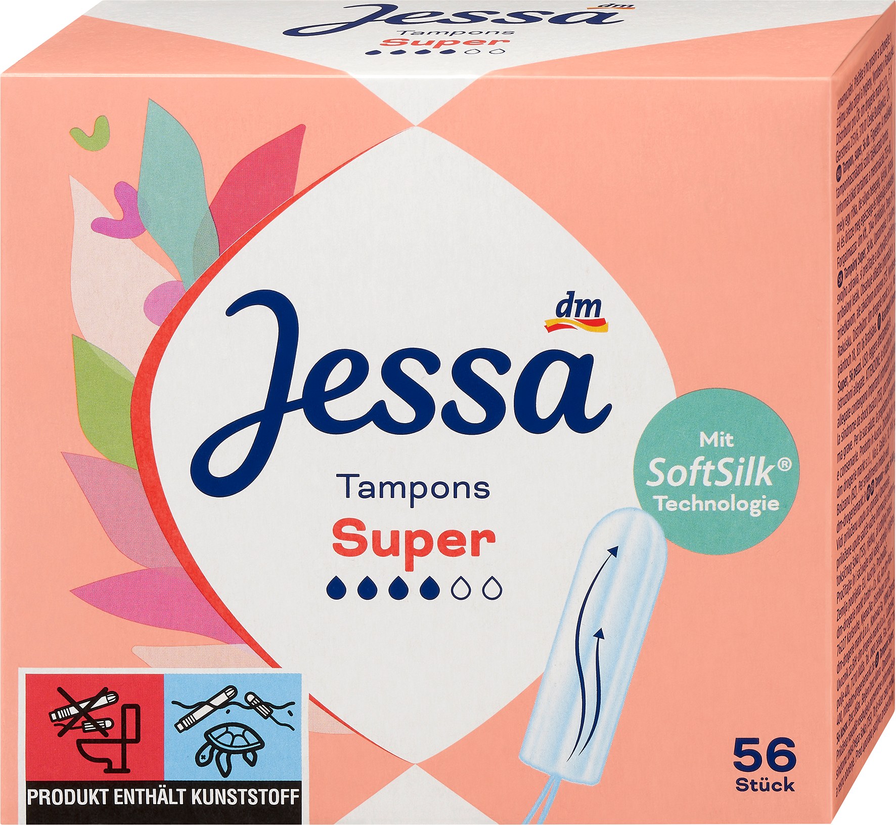 Jessa Tamponi SoftSilk super, 56 pz
