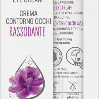 lavera NATURKOSMETIK Crema contorno occhi rassodante, 15 ml