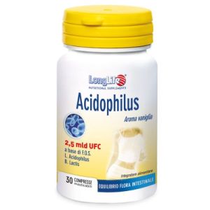 Longlife Acidophilus Intestinal Flora Supplement 30 Chewable Tablets