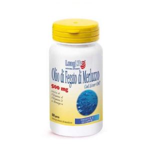 Longlife Cod Liver Oil 500mg Food Supplement 60 Pearls