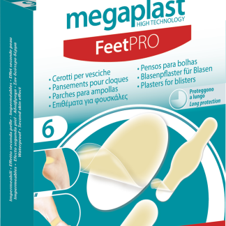 megaplast Cerotti assortiti per vesciche ai piedi, 6 pzDispositivi medici