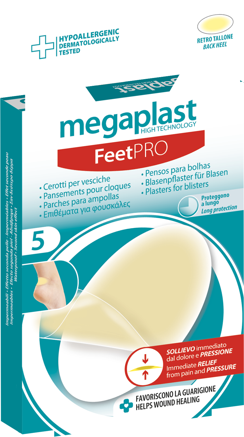 megaplast Cerotti per vesciche al tallone, 5 pzDispositivi medici