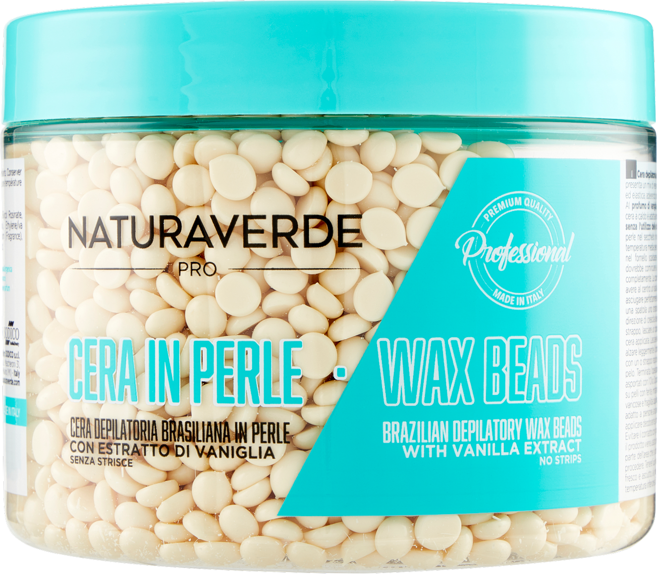 NATURAVERDE PRO Cera in perle, 250 g