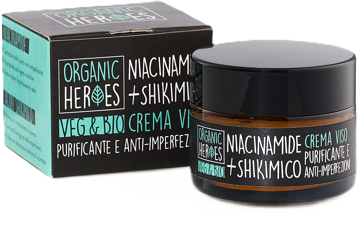 ORGANIC HEROES Crema da giorno purificante e anti-imperfezioni, 50 ml