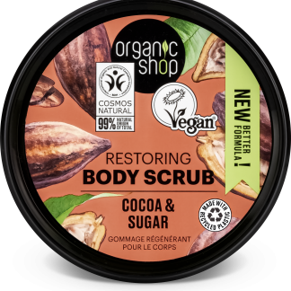 organic shop Scrub corpo esfoliante - cioccolato belga, 250 ml
