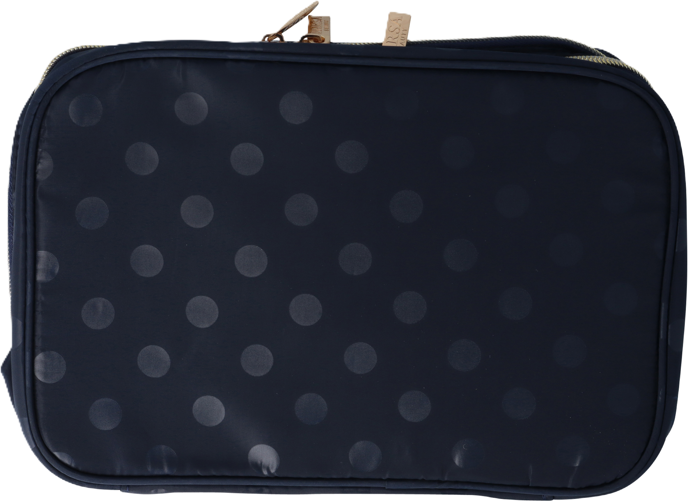PARSA BEAUTY Beauty case blu a pois, 1 pz