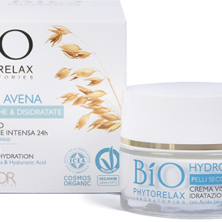 Phytorelax Crema viso idratazione intensa 24h Hydro Avena, 50 ml