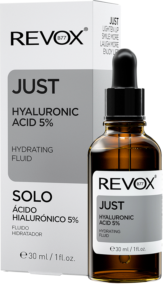 REVOX B77 Fluido idratante viso con acido ialuronico 5%, 30 ml