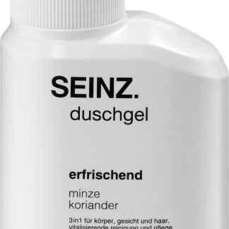 SEINZ. Gel doccia rinfrescante al profumo di menta e coriandolo minitaglia, 100 ml