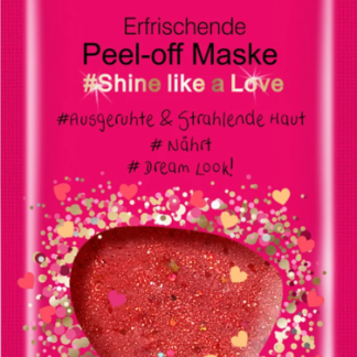 Selfie Project Maschera peel-off illuminante Shine like a Love, 12 ml