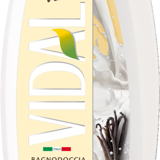 VIDAL Bagnodoccia alla vaniglia e latte di mandorla, 500 ml