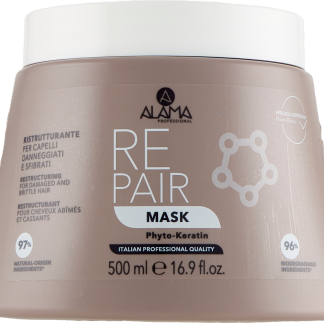 Восстанавливающая маска ALAMA PROFESSIONAL для поврежденных и ломких волос, 500 мл