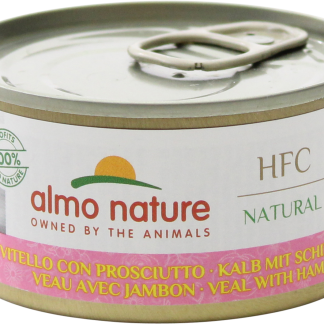 Корм для собак Almo Nature HFC из натуральной телятины с ветчиной, 95 г. Дополнительная прикормка.