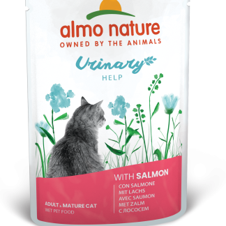 Влажный корм для кошек Almo Nature с лососем, 70 г. Полноценный корм.