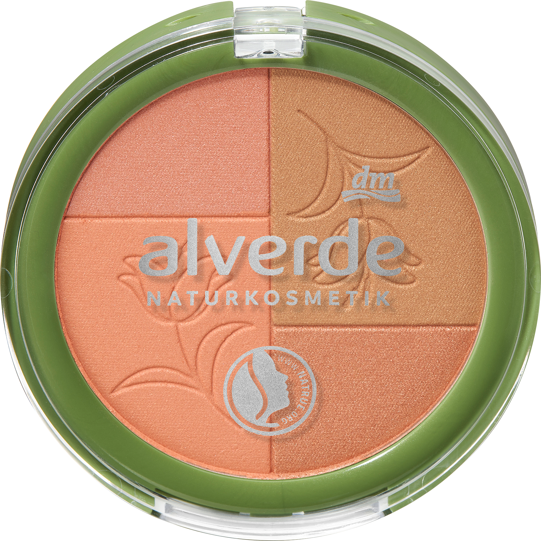 Румяна Alverde, многоцветные - № 30, «Сияние солнца», 9 г
