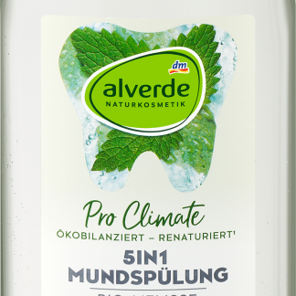 Ополаскиватель для полости рта Alverde 5 в 1 с органической мелиссой, 500 мл