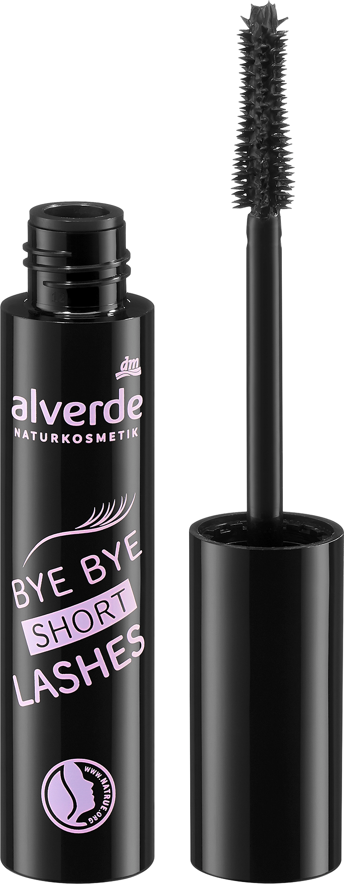 Тушь для ресниц Alverde Bye Bye Short Lashes для удлинения ресниц, 14 мл