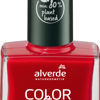 Лак для ногтей Alverde Color&Care - № 40 Классический красный, 10 мл