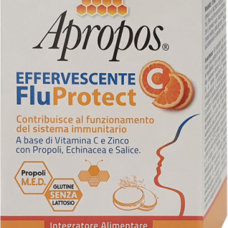 Шипучие таблетки Apropos Fluprotect с витамином С, 20 шт.