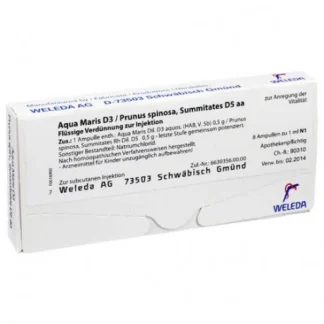 Aqua Maris D3 / Prunus Spinosa Weleda 8 Fiale Da 1ml