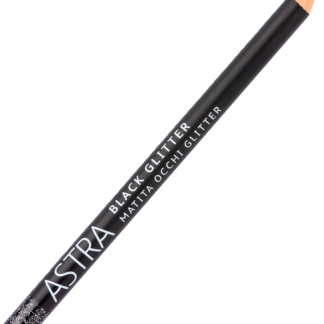 Карандаш для глаз ASTRA MAKE-UP с черными блестками - № 00BG, 1,1 г
