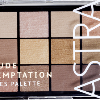 Палитра теней для век ASTRA MAKE-UP Nude Temptation, 15 г