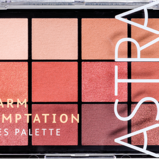 Палетка теней для век ASTRA MAKE-UP Warm Temptation, 15 г