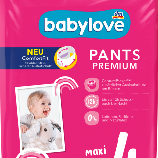 Подгузники-трусики babylove Premium, 4 размера макси (8-15 кг), 22 шт.