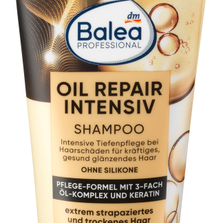 Шампунь Balea PROFESSIONAL Intensive Repair, мини-размер, 50 мл