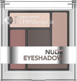Палетка гипоаллергенных теней для век Bell HYPOAllergenic Nude Eyeshadow Palette - № 01, 5 г