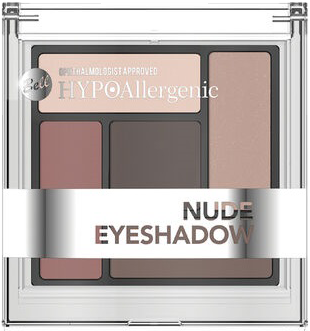 Палетка гипоаллергенных теней для век Bell HYPOAllergenic Nude Eyeshadow Palette - № 01, 5 г