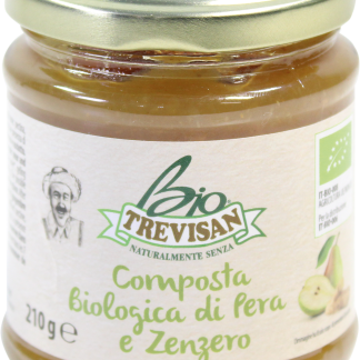 Органический компот из груши и имбиря Bio TREVISAN, 210 г