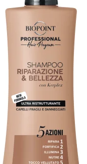 Восстанавливающий и косметический шампунь BIOPOINT 400 мл, 400 мл