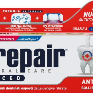 Зубная паста Biorepair Advanced Sensitive, двойного действия, против повышенной чувствительности зубов, 75 мл