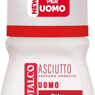 BOROTALCO Сухой тальк Абсолютный Роликовый дезодорант с ароматом амбры, 50 мл