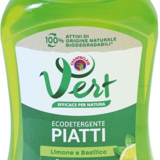 Экологически чистое средство для мытья посуды CHANTECLAIR Vert с ароматом лимона и базилика, 500 мл.