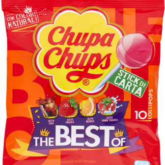 Леденцы Chupa Chups с разными вкусами, 120 г