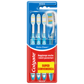 Набор зубных щеток Colgate Extra Clean, 4 шт.