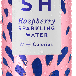 Газированный напиток DA-SH WATER со вкусом малины, 330 мл.