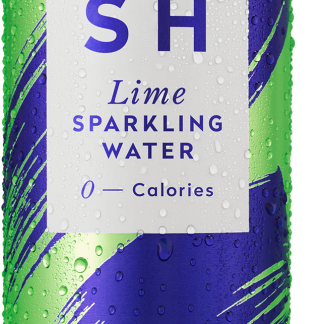 Газированный напиток DA-SH WATER со вкусом лайма, 330 мл.