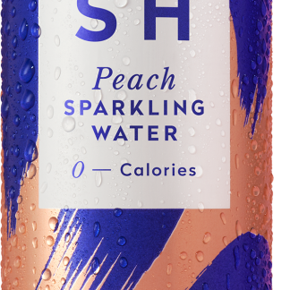 Газированный напиток DA-SH WATER со вкусом персика, 330 мл.