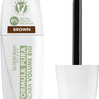 Тушь для ресниц DEBORAH MILANO PURE FORMULA Organic Volume Mascara - коричневая, 12 мл