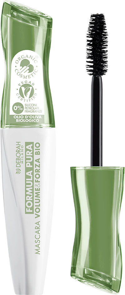 Тушь для ресниц DEBORAH MILANO FORMULA PURA Organic Volume & Strength, 12 мл