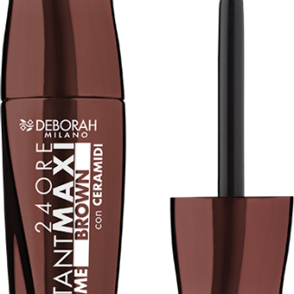 Тушь для ресниц DEBORAH MILANO 24ORE Instant Maxi Volume – Шоколадно-коричневый, 12 мл